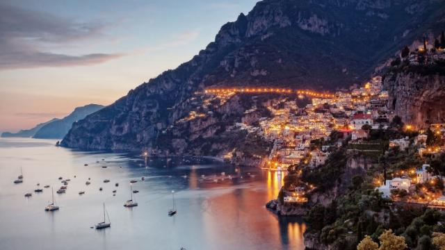 Amalfi Coast at Sunset